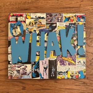 Batman Comic Book Art Sign